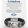 Infinity Knot Leather Bracelet for Men
