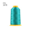 High-Tenacity Polyester Embroidery Thread (120D/2, 40wt) for Home & Industrial Machines