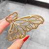 Gold S-Shaped Metal Hair Claw
