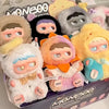 A collection of MONBOO Emotional Weather Station collectible blind box figures featuring various facial expressions and color