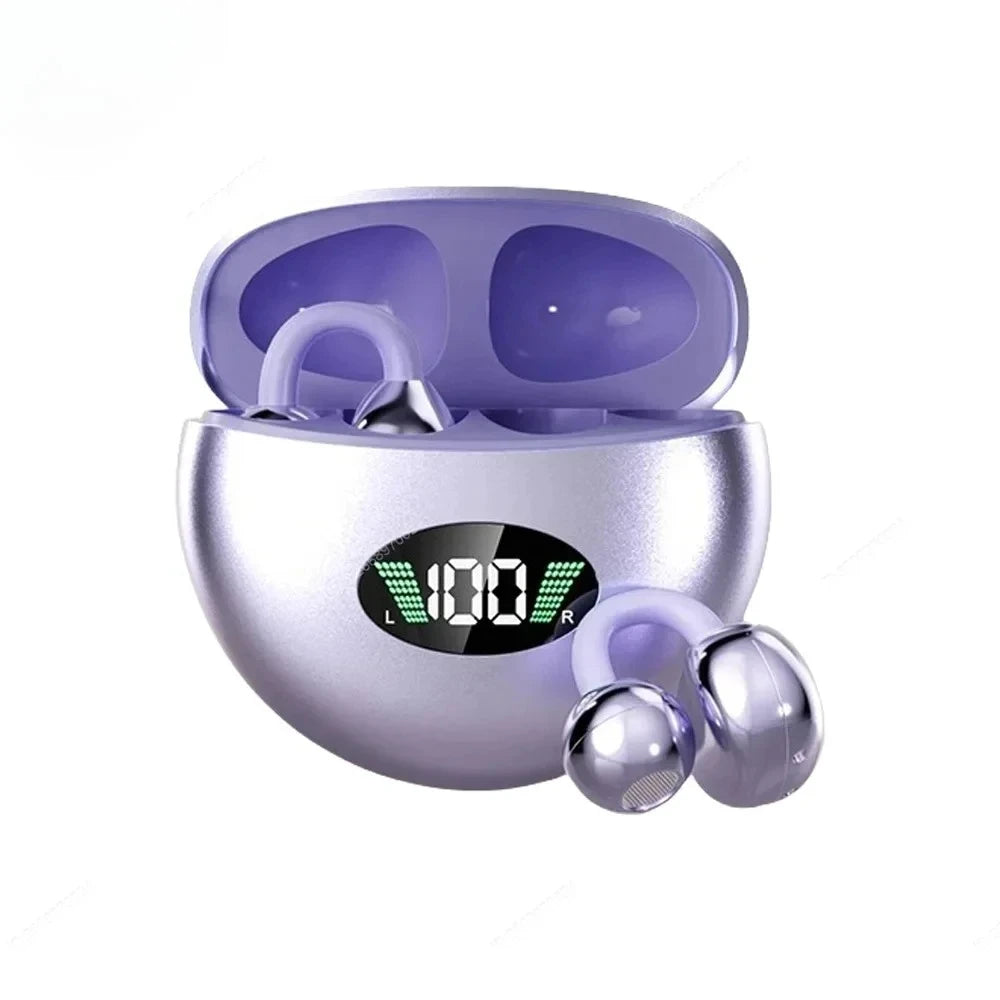 Bluetooth Clip-On Earphones with Mic