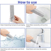 Instructions showing how to use natural pumice stone cleaning sticks for various surfaces.