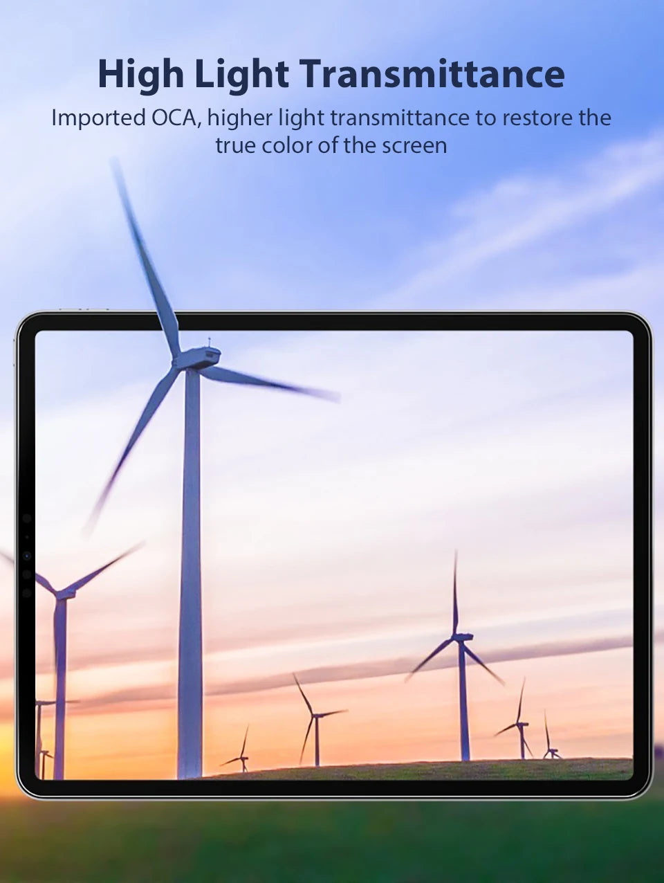 Privacy Shield Tempered Glass Screen Protector for iPad