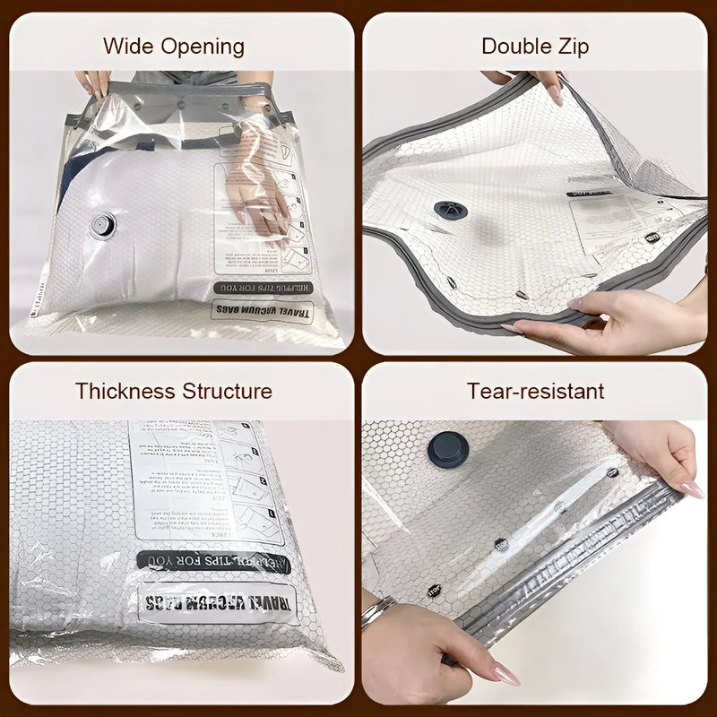 Cordless Travel Vacuum Pump with Compression Bags