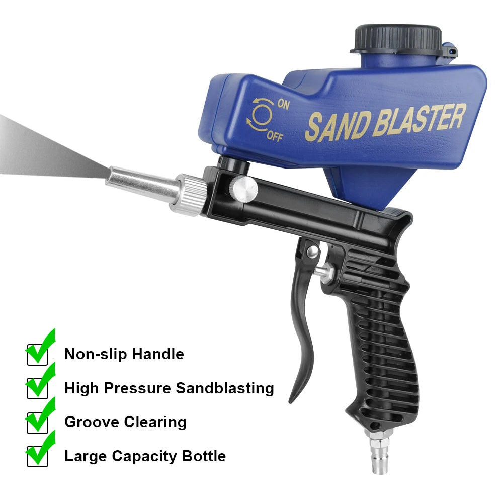 Pneumatic Gravity Sandblasting Gun