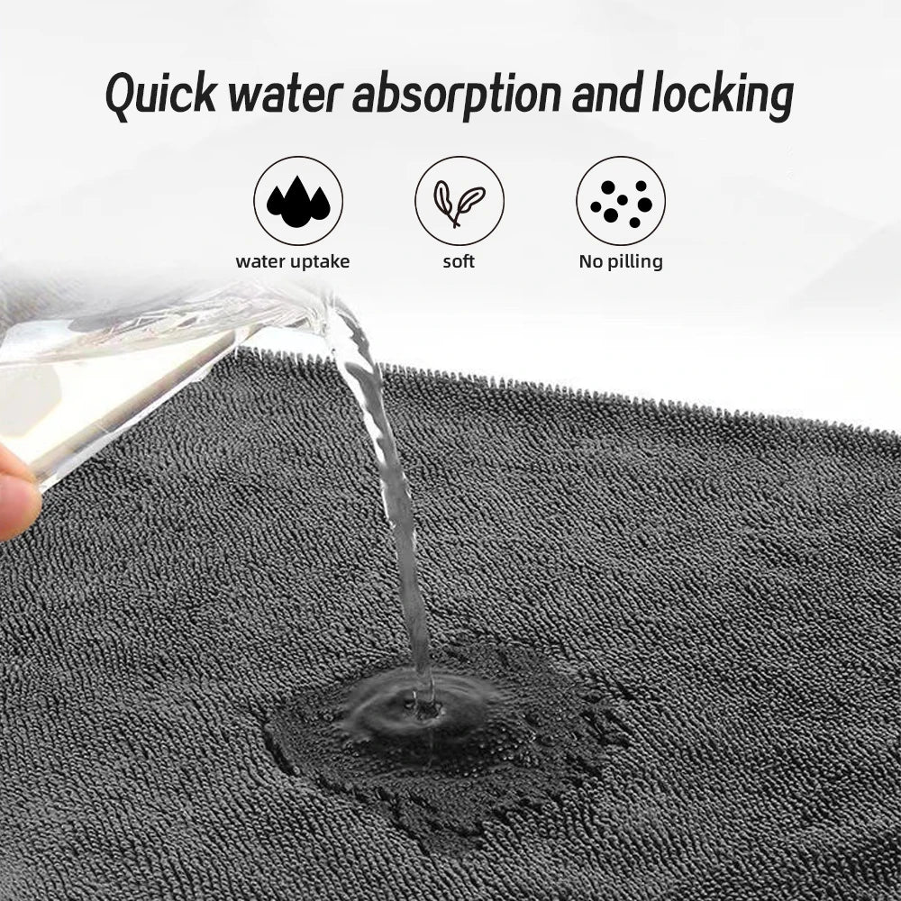 Microfiber Cleaning Cloths – 3-Pack, Quick-Dry & Absorbent
