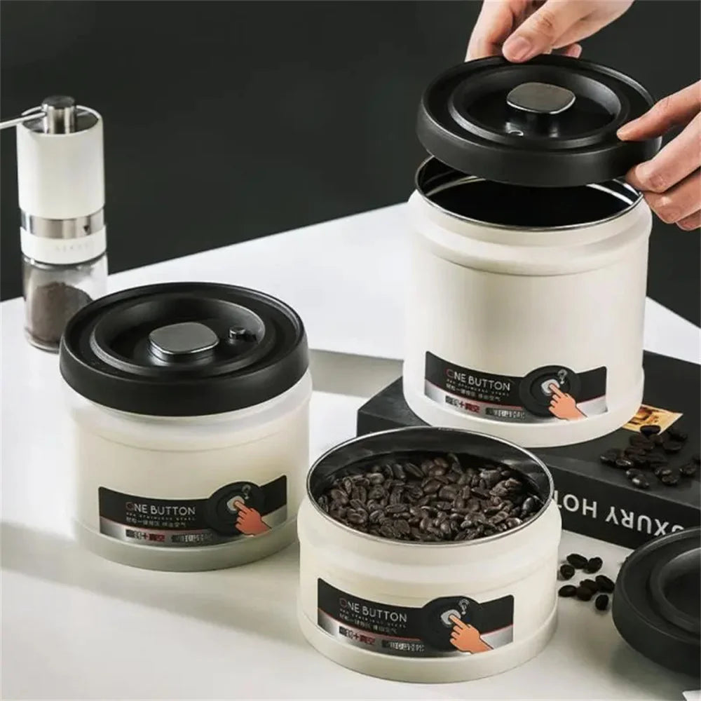 Airtight Stainless Steel Vacuum Storage Canister