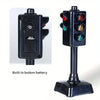 Kids Traffic Light Toy with Mini Road Signs