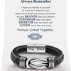 Infinity Knot Leather Bracelet for Men