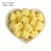 A pile of cream yellow silicone crown star heart beads for DIY jewelry making