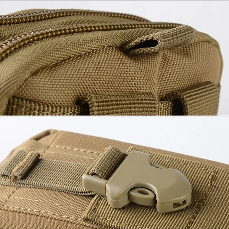 Camouflage Tactical Leg Bag with Adjustable Straps