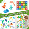 Magnetic Dinosaur Volcano Building Blocks Set