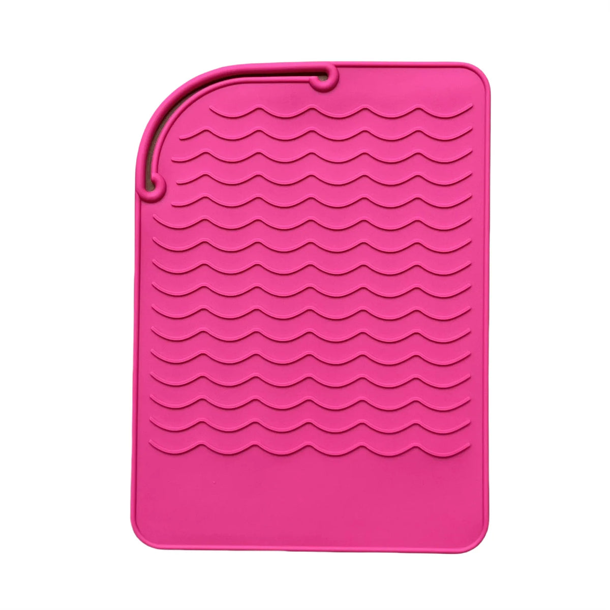 Heat-Resistant Silicone Mat for Hair Styling Tools