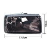 Clear plastic fog light assembly for Chevy Silverado, Tahoe, Suburban, and Avalanche vehicles.
