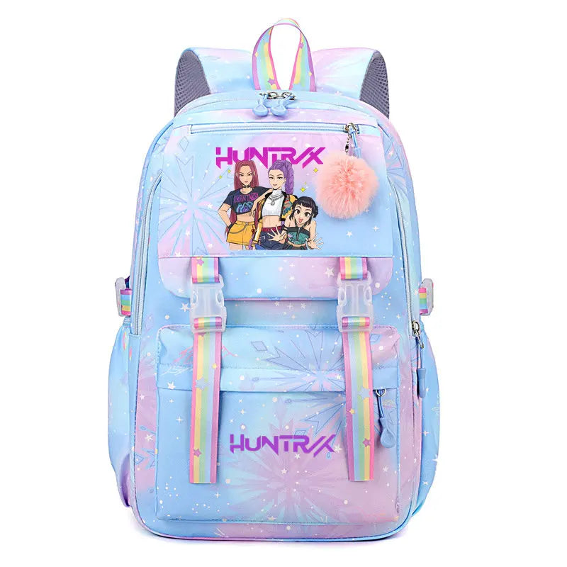 Stylish Letter Print Nylon Backpack for Everyday Use