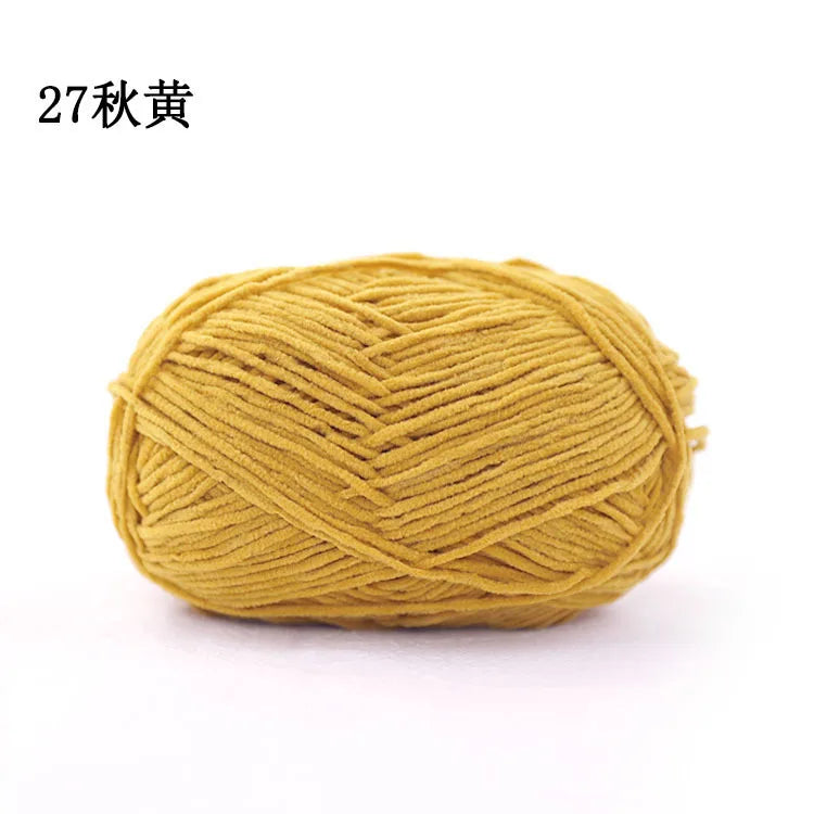 Matte Chenille Yarn for Crochet and Knitting