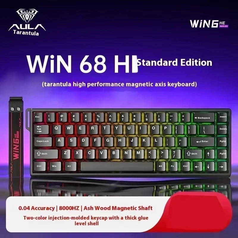Aula Win60/Win68 Magnetic Switch Gaming Keyboard with 8K Polling