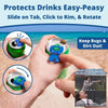 Reusable Can Tab Opener and Drink Protector Caps (Set of 6)