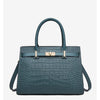 Elegant Genuine Leather Shoulder Bag for Women with Top Handle