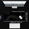 Large Gothic Centipede Gaming Mouse Pad with Spine Ribs