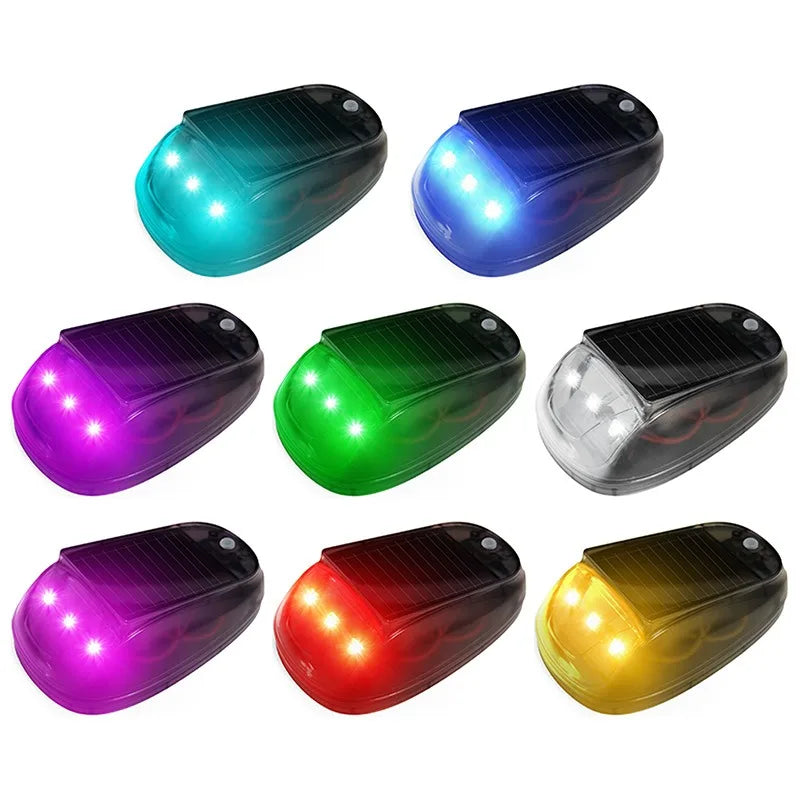 Solar-Powered RGB Strobe Light for Trucks and SUVs (5-Pack)