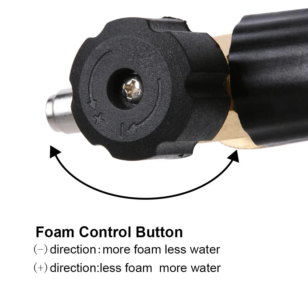 1L High-Pressure Car Wash Foam Gun with Adjustable Nozzle