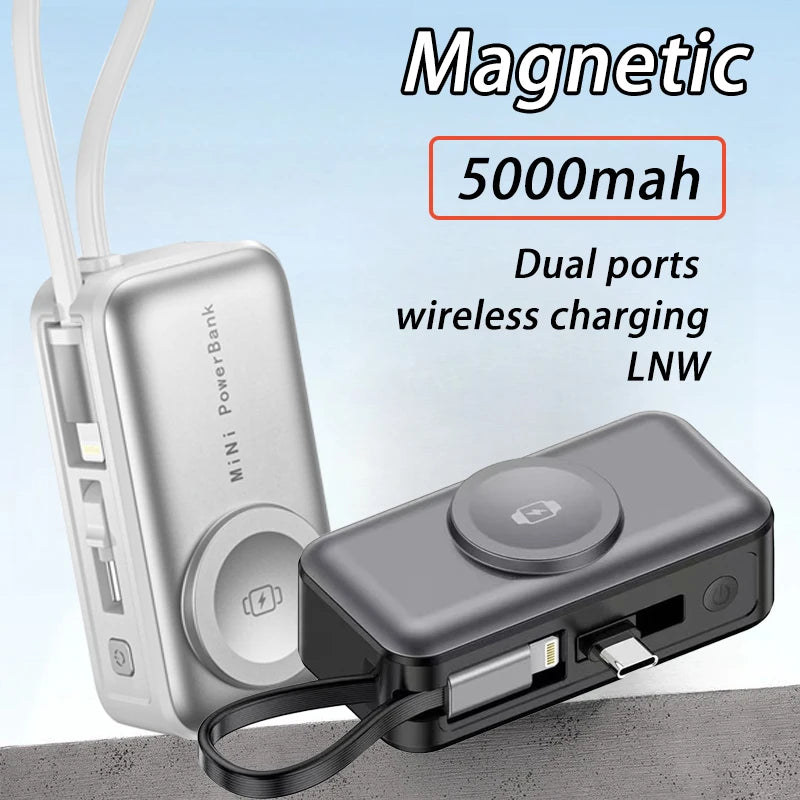 Magnetischer Powerbank mit Digitalanzeige