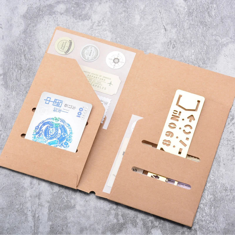 PVC Zipper Pouch for Traveler's Notebook