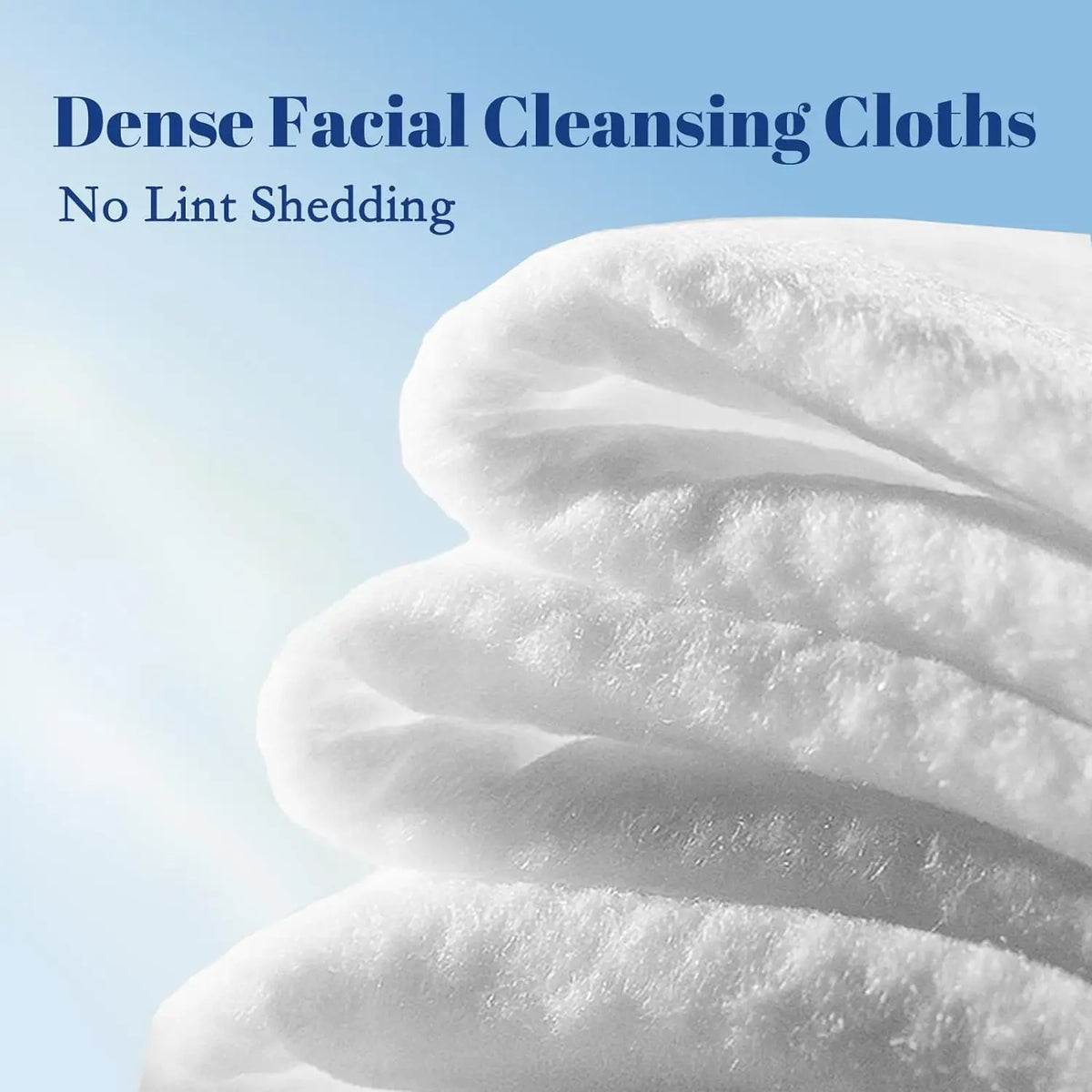 Large Disposable Face Towels – 40 Count, Soft & Thick for Gentle Cleansing
