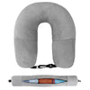 U-Shaped Travel Neck Pillow with Velvet Cover