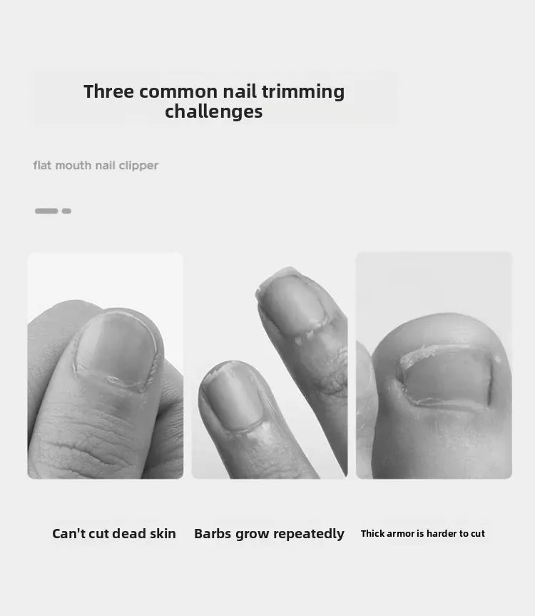 Precision Slant-Edge Stainless Steel Nail Clipper