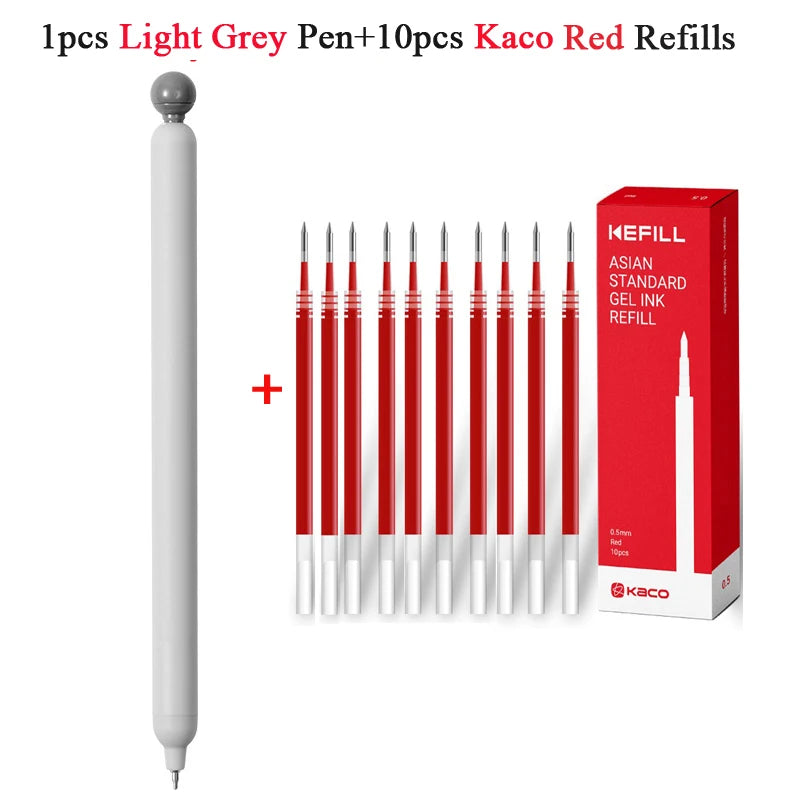 KACO POPUP Retractable Gel Pen – 0.5mm Smooth Writing, Quick-Dry Ink
