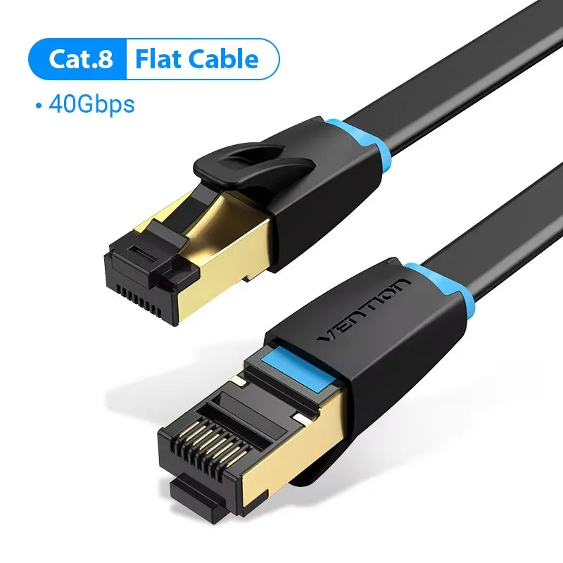 Cat8 Ethernet Cable – 40Gbps High-Speed Network Patch Cord