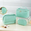 3-Piece PU Leather Makeup Bag Set
