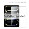 A transparent screen protector for an iPad Pro 13 inch (M4) device.