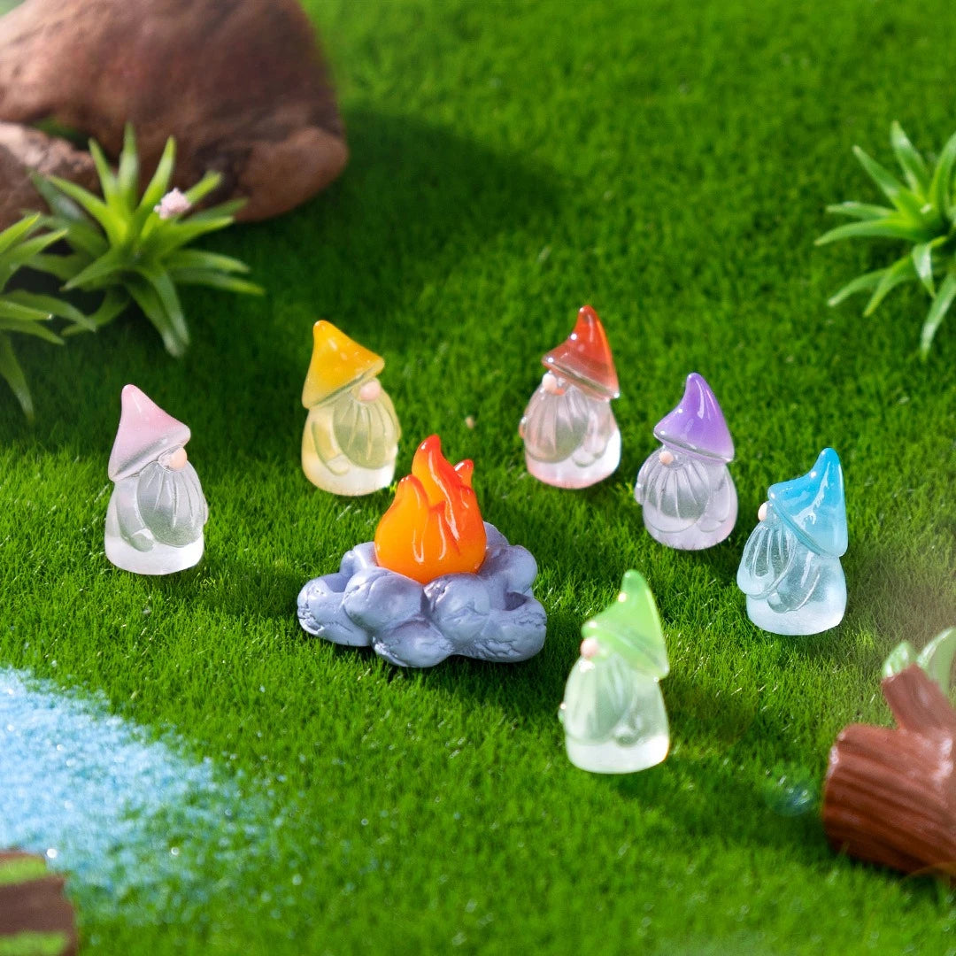 Luminous Fairy Garden Mini Gnomes for Enchanted Decor
