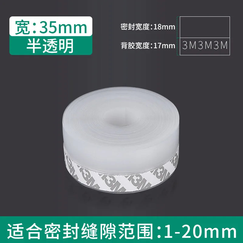 Self-Adhesive Weather Stripping Seal Tape for Doors and Windows