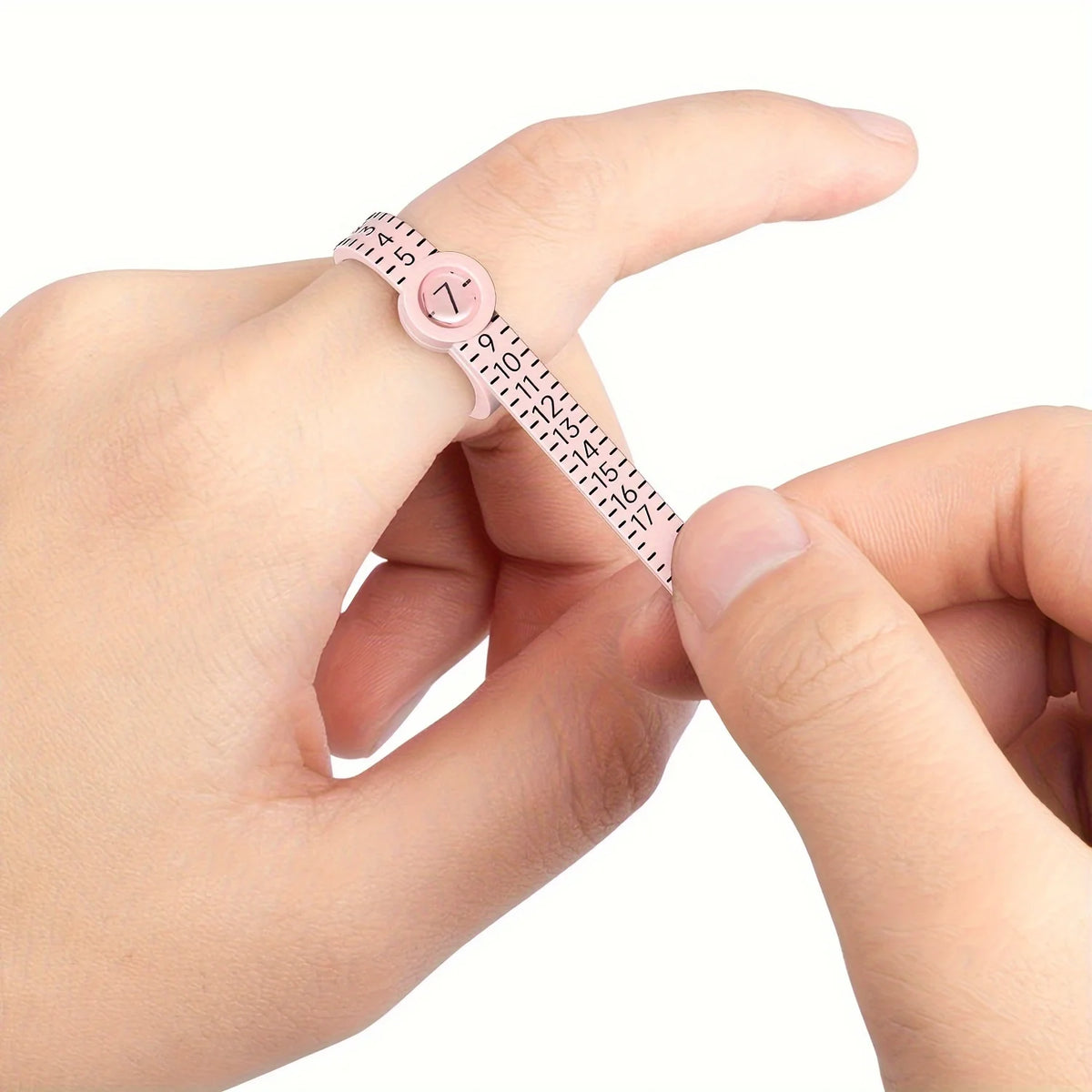 Ring Sizer with Magnifying Glass for Accurate Measurement