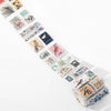 Vintage Stamp Tape Stickers Roll for Journals and Crafts