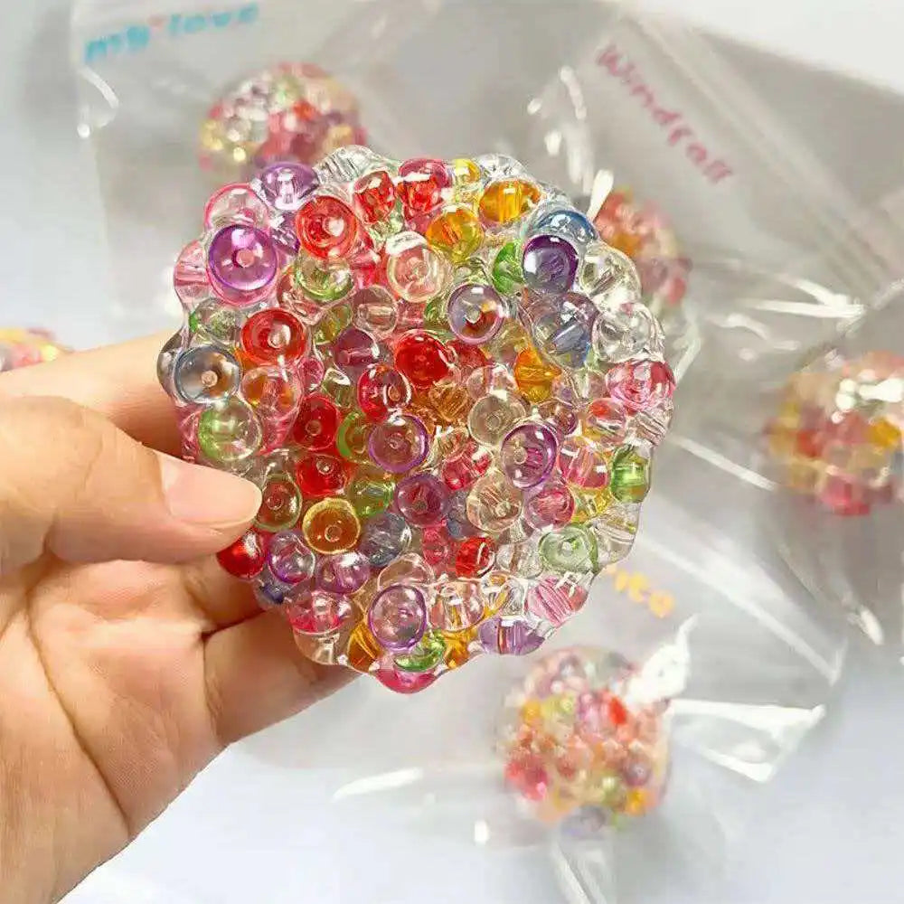 Sensory Fidget Cubes with Squishy Beads – Stress Relief for Kids and Adults