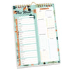 Weekly Meal Planner with Shopping List - 52 Tear-Off Sheets