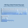 Side-Printed Gradient PBT Keycap Set for Mechanical Keyboards