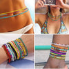 Colorful Beaded Elastic Waist Chain for Women