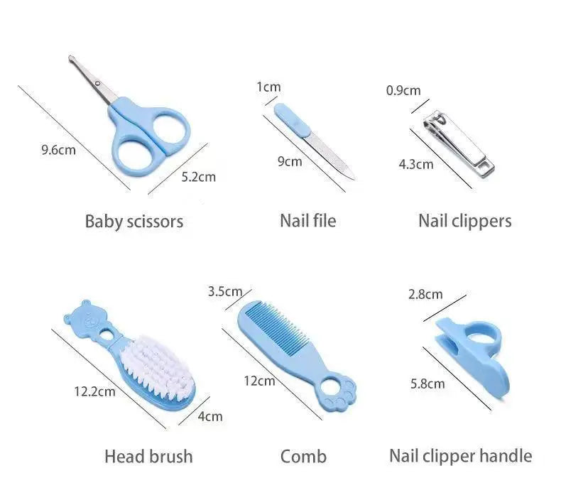 Baby Grooming Kit - 5-in-1 Safe Nail Care and Hair Grooming Set