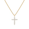 Collier Croix en Or 14K Plaqué pour Femmes