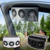 Solar-Powered Car Ventilation Fan with Rechargeable Battery