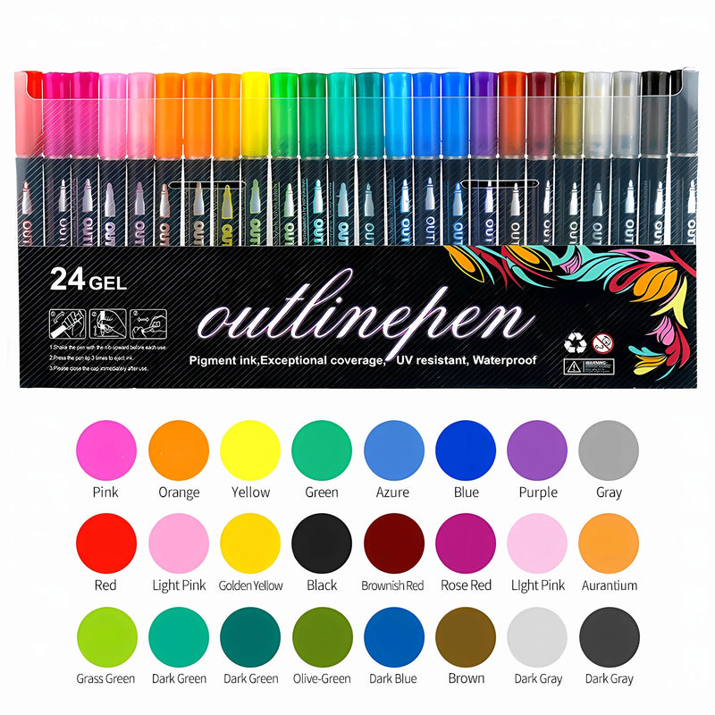 Double-Outline Shimmer Markers
