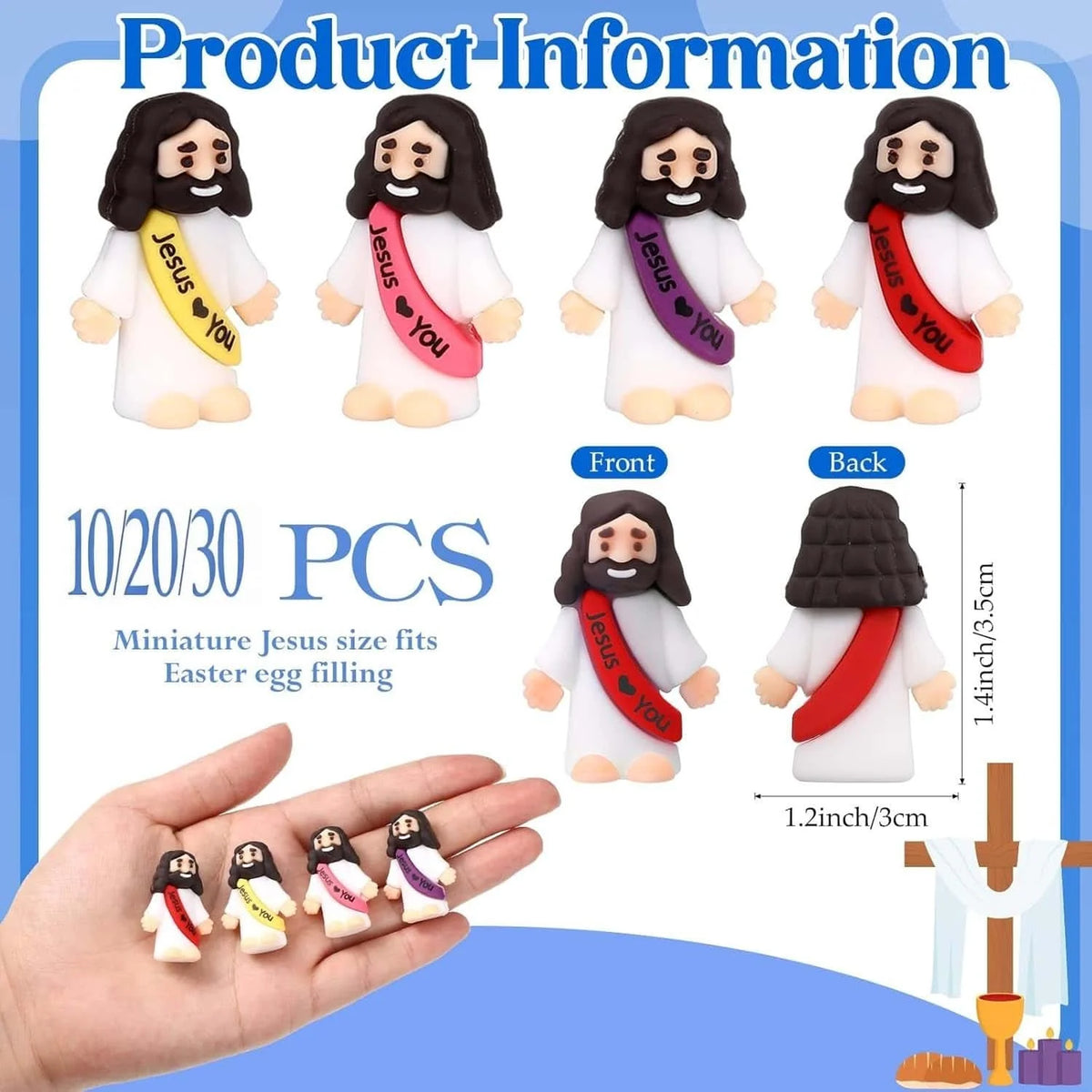 Jesus Christmas Ornaments for Holiday Decor and Gifting