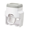Automatic Wall-Mounted Toothpaste Dispenser with Brush Holder