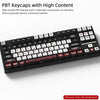 Poker Four-Sided Backlight Keycaps Set - 132 Keys PBT+PC Double-Shot for MX Switches